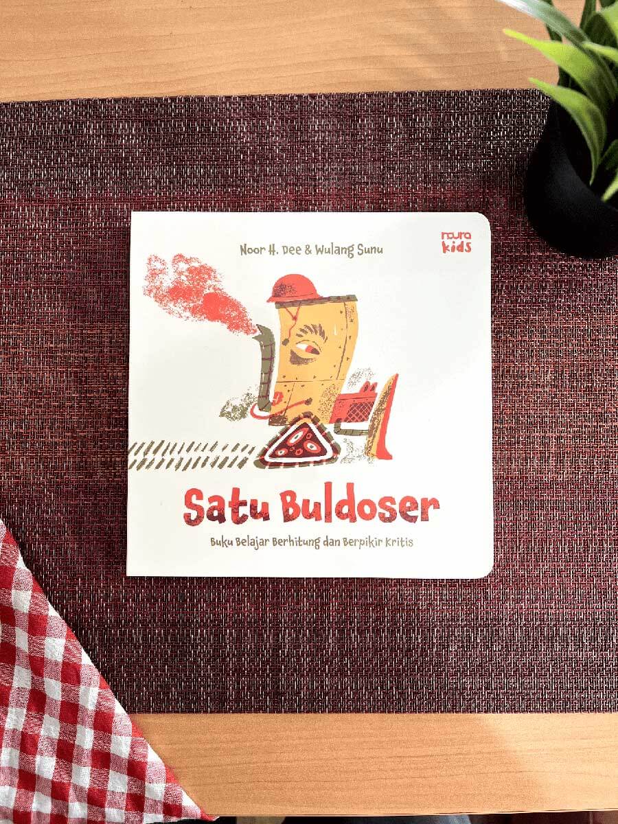 Buku Angka dengan Seru Lewat Satu Buldoser